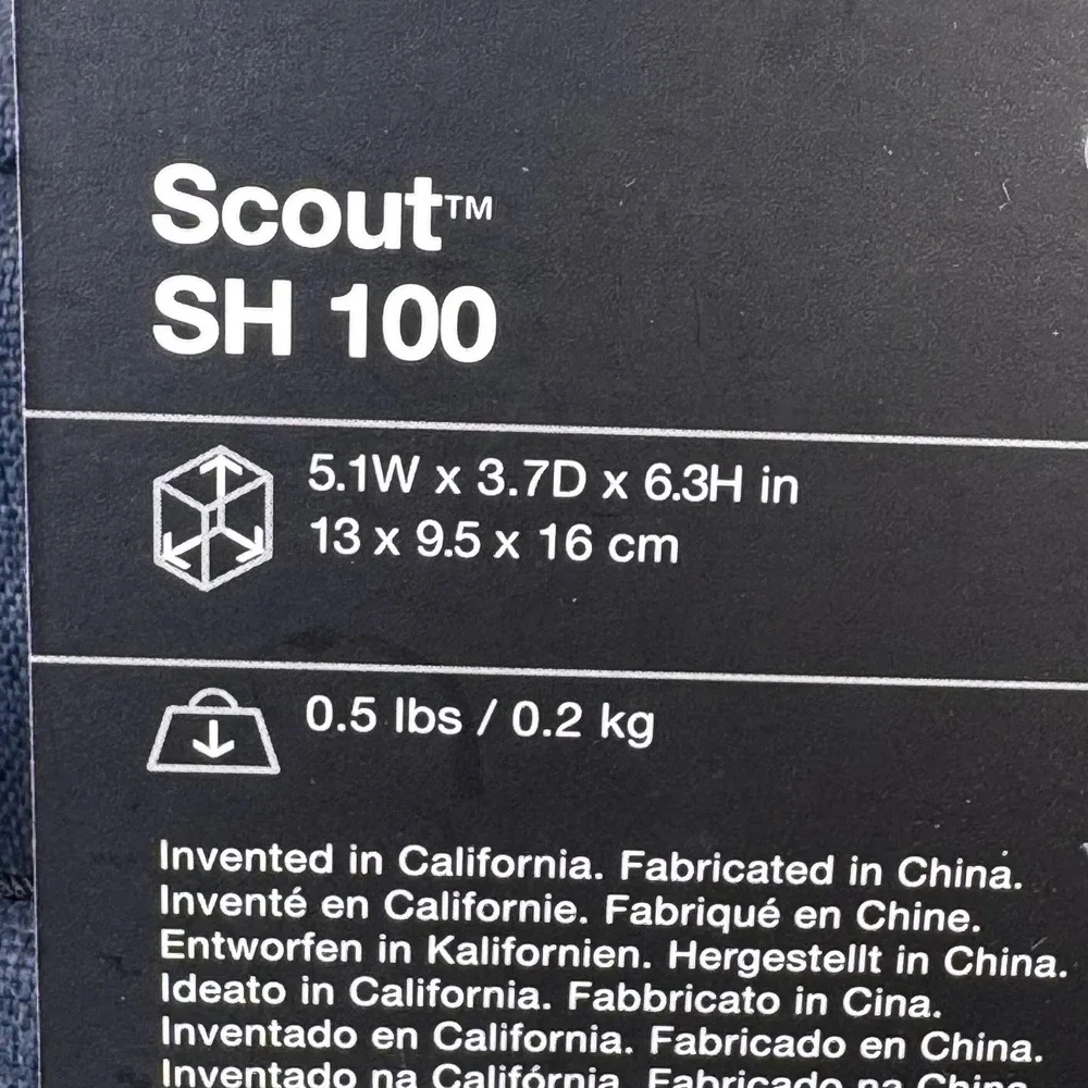 Lowepro Scout SH 100 Camera Shoulder Bag Slate Blue Mirrorless Case NEW